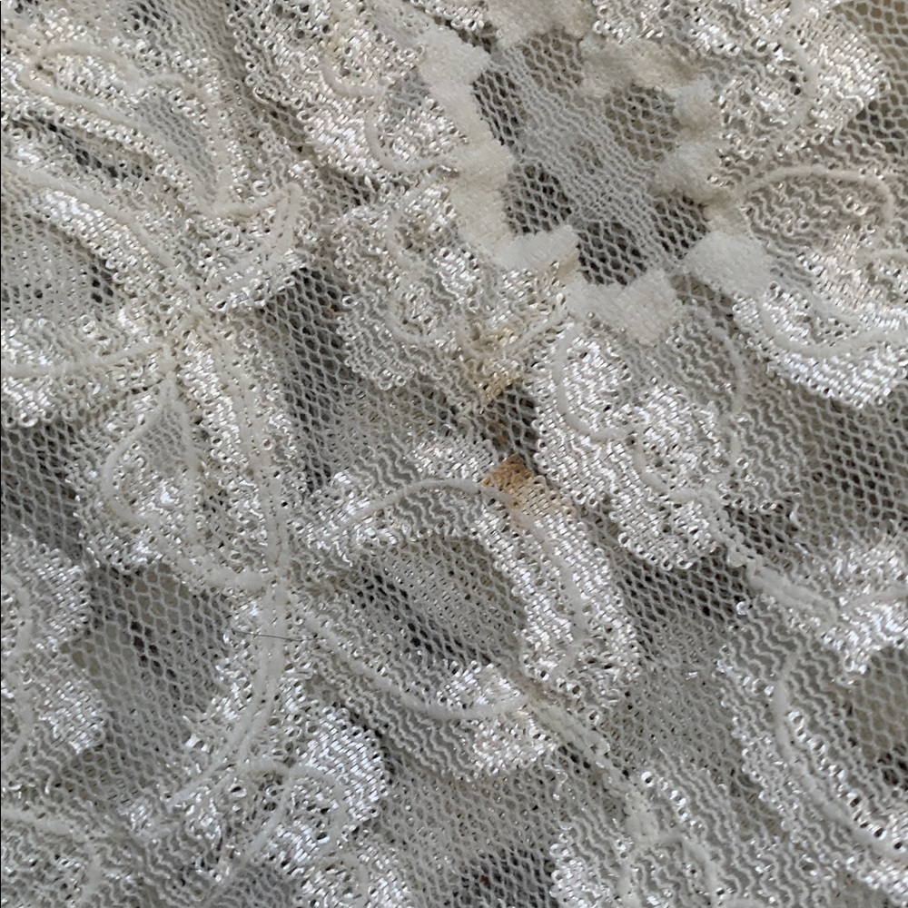 Vintage Vivoli Cream Lace Cardigan - Picture 7 of 7